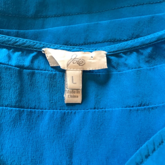 Joie blue spaghetti strap long tank size Large - Picture 3 of 3